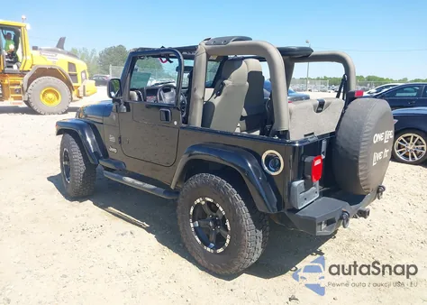 2004 Jeep Wrangler Sahara из США, поврежденный, VIN 1J4FA59S74P801296